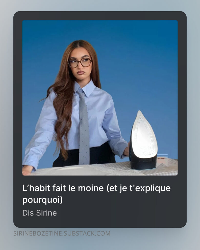 L'habit ne fait pas le moine et je t'explique pourquoi. Cliquer pour lire